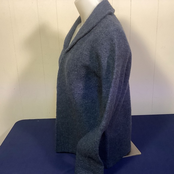 Alexandra Bartlett 100% Wool Jacket Womens has shawl type collar size medium - Picture 6 of 9